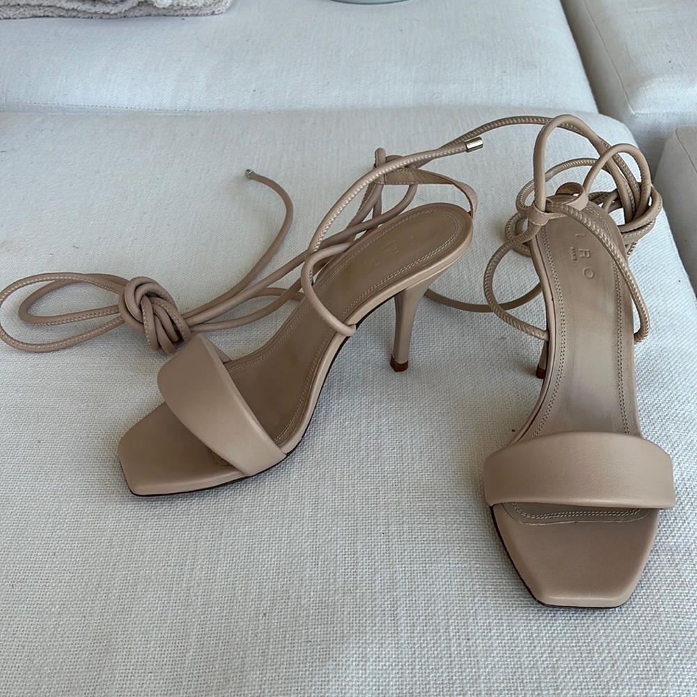 IRO Leather Strap Heel